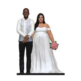 bride and groom cake topper