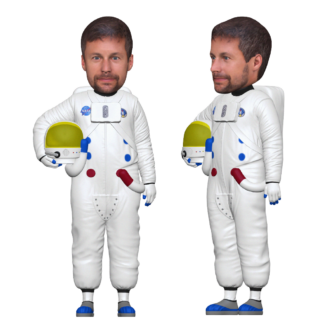 Astronaut personalised bobble head