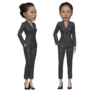 Businesswoman personalized bobblehead