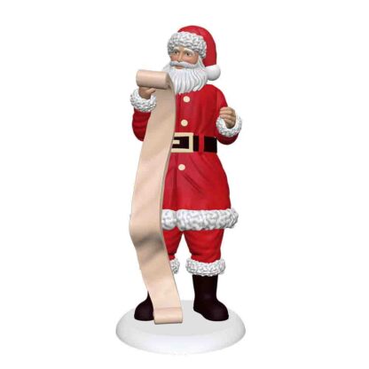 Santa With Tree Figurine | Santa Claus Tree