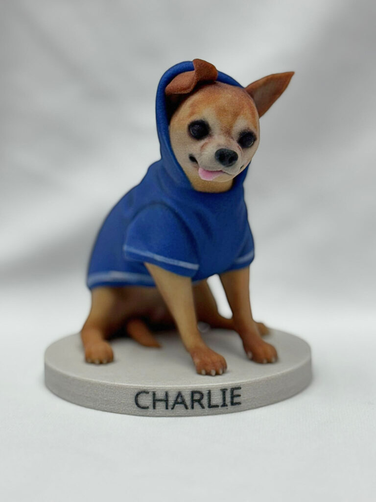 Charlie 3D pet figurine from photo – National Pet Day gift ideas 2026 keepsake