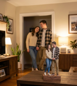 Custom Couple Figurine | Personalized 3D Memory Keepsake