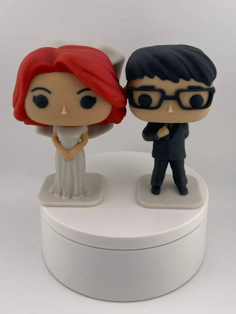 July 4th Table Decor Trends - Custom Wedding Figurine Centerpiece